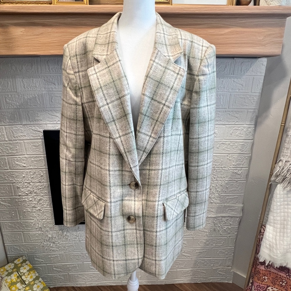 Plaid Women's Blazer